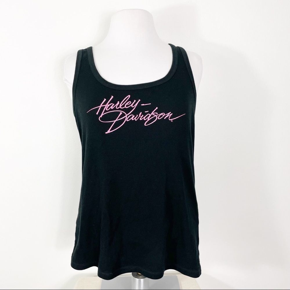 Harley-Davidson Woman’s Embroidered Ribbed Tank Top